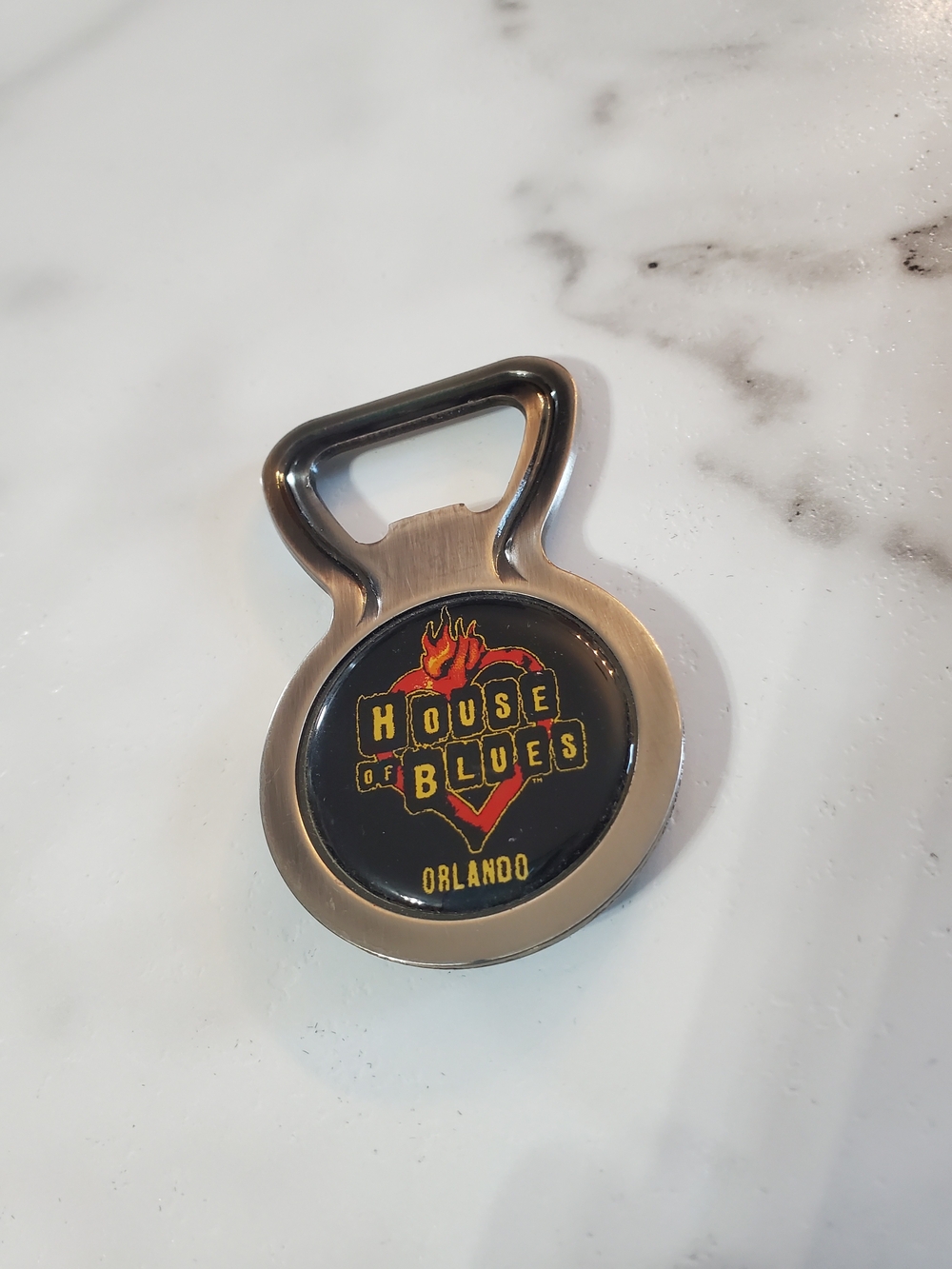 House of Blues Orlando Metal Bottle Opener Fridge Magnet - Picture 6 of 7